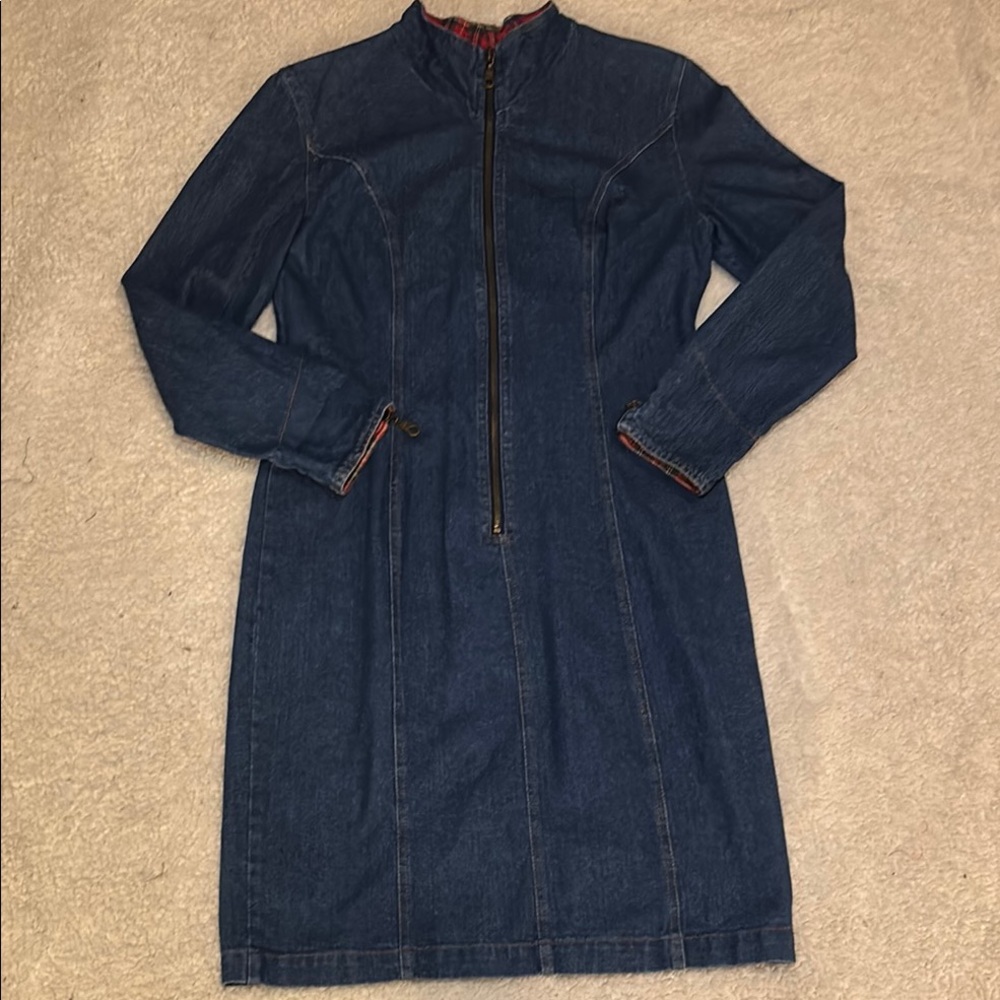 Carol Anderson Vintage Denim Zip size 6 Dress